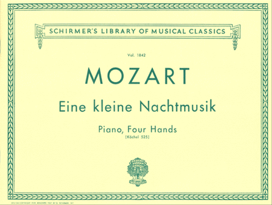 Eine Kleine Nachtmusik (K. 525) Piano Duet scores gallery preview page 1