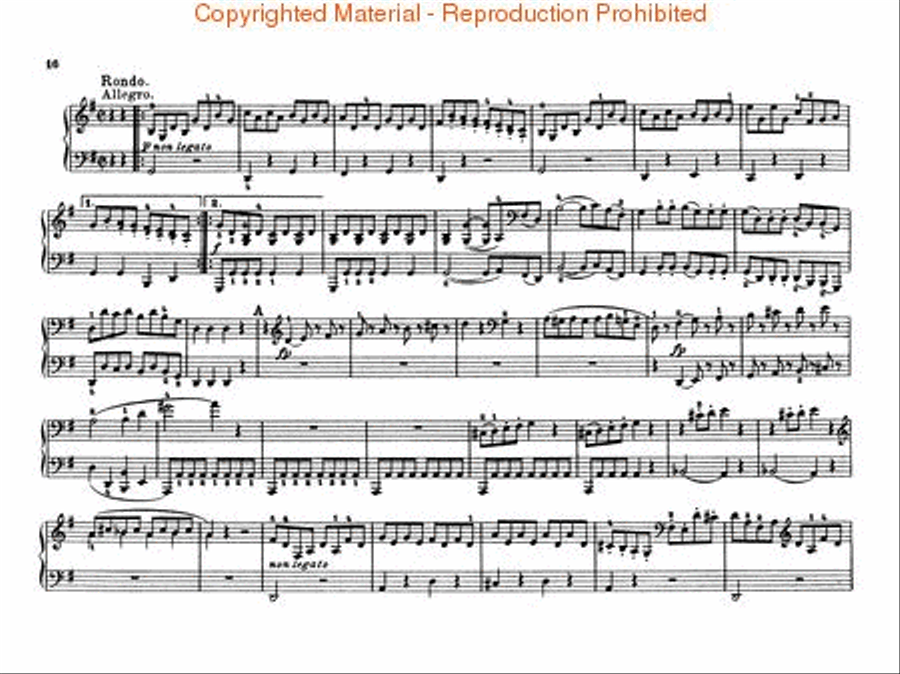 Eine Kleine Nachtmusik (K. 525) Piano Duet scores gallery preview page 4