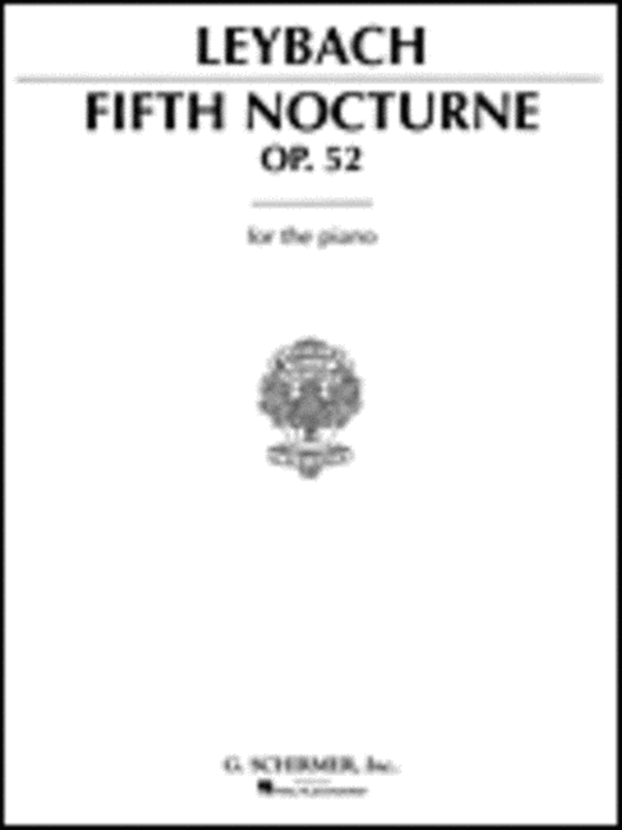 Nocturne, Op. 52, No. 5 Piano Solo scores gallery preview page 1
