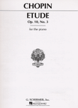 Etude, Op. 10, No. 3 in E Major