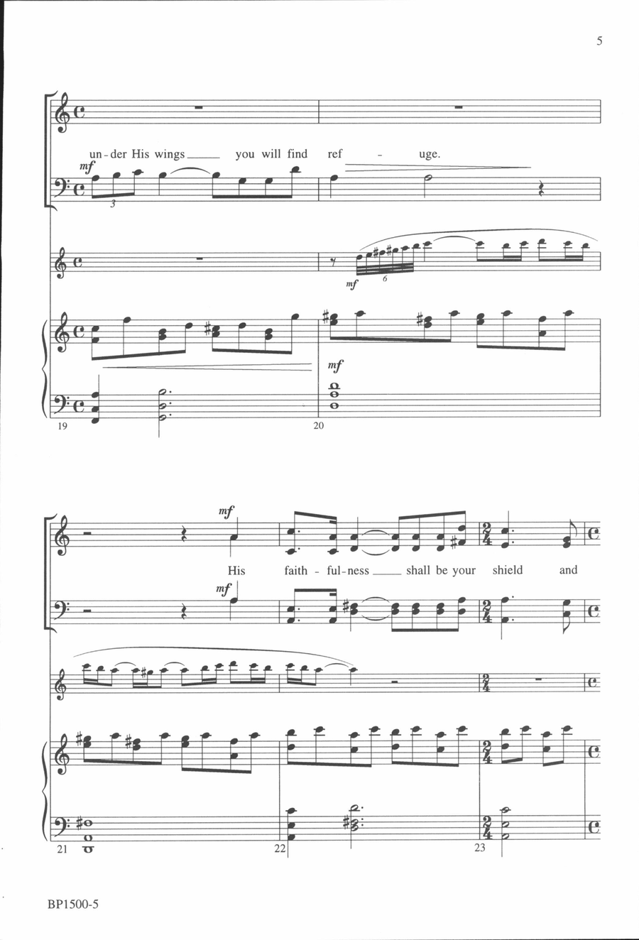Psalm 91 Psalm 91 4-Part scores gallery preview page 5