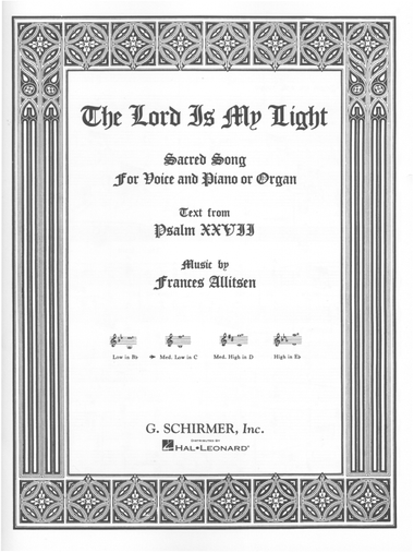 The Lord Is My Light