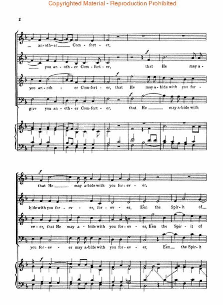 If Ye Love Me, Keep My Commandments 4-Part scores gallery preview page 2