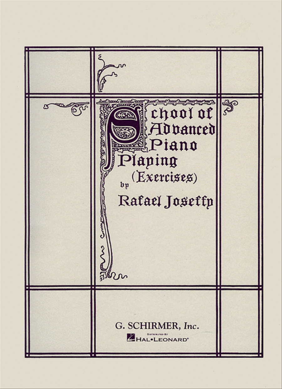 School of Advanced Piano Playing Piano Method scores gallery preview page 1
