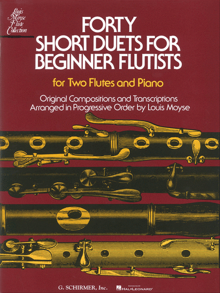 Forty Short Duets for Beginner Flutists Flute Solo scores gallery preview page 1