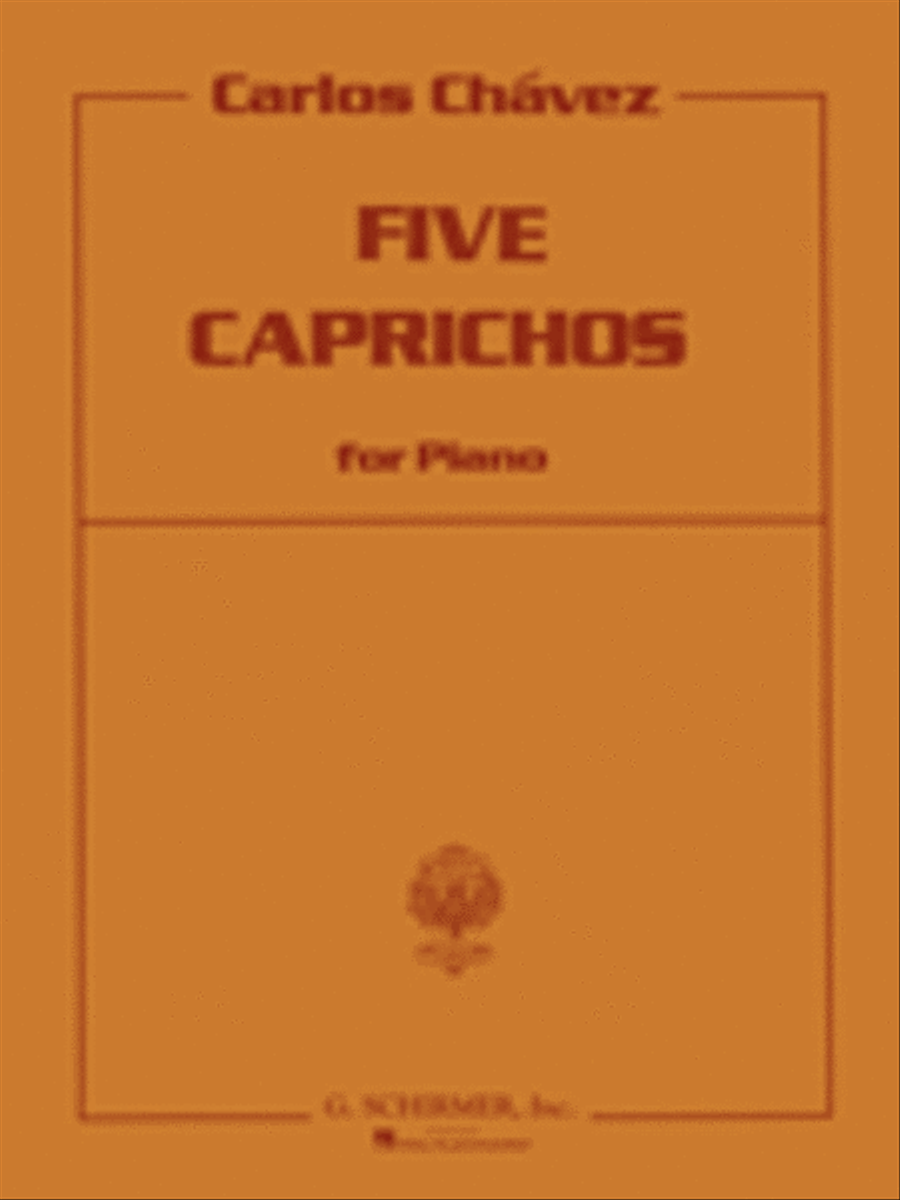 5 Capriches 5 Capriches Piano Solo scores gallery preview page 1