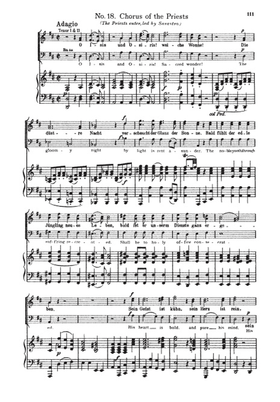 The Magic Flute (Die Zauberflöte) Voice scores gallery preview page 7