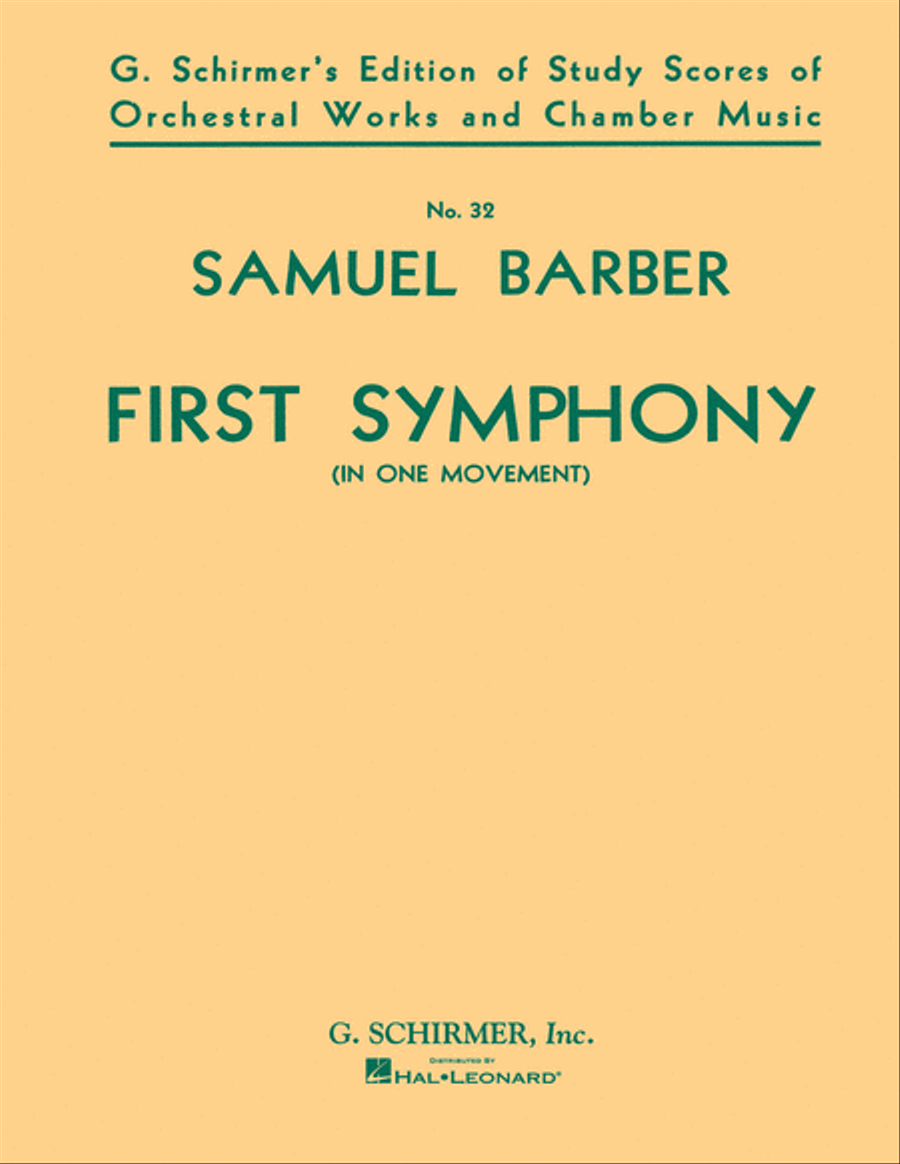 Symphony No. 1, Op. 9 Orchestra scores gallery preview page 1