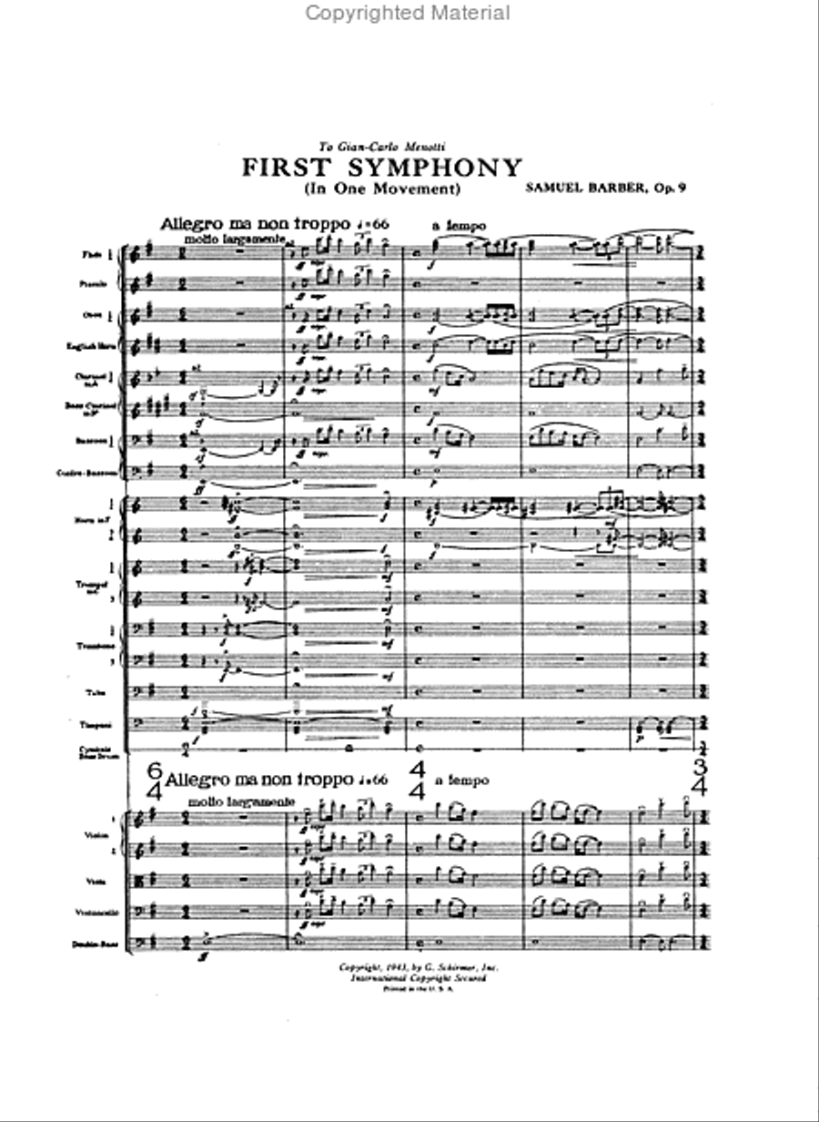 Symphony No. 1, Op. 9 Orchestra scores gallery preview page 2