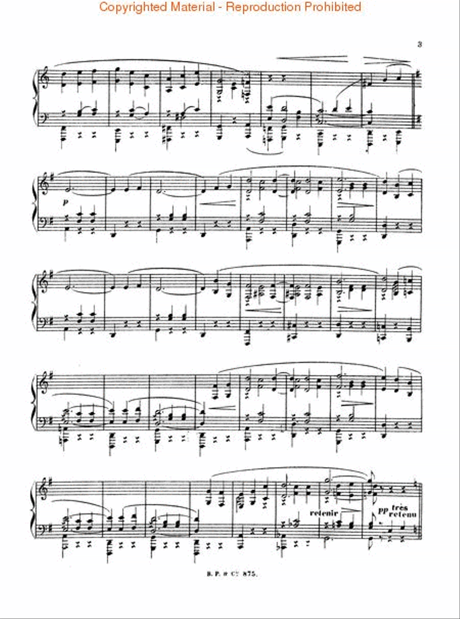 Je Te Veux Piano Solo scores gallery preview page 3