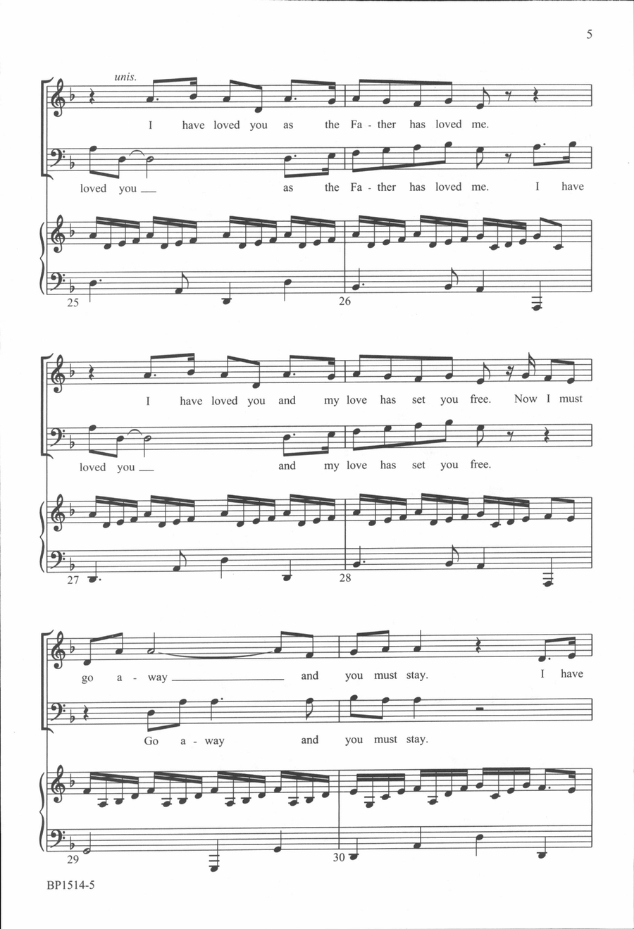 I Have Loved You I Have Loved You 4-Part scores gallery preview page 5