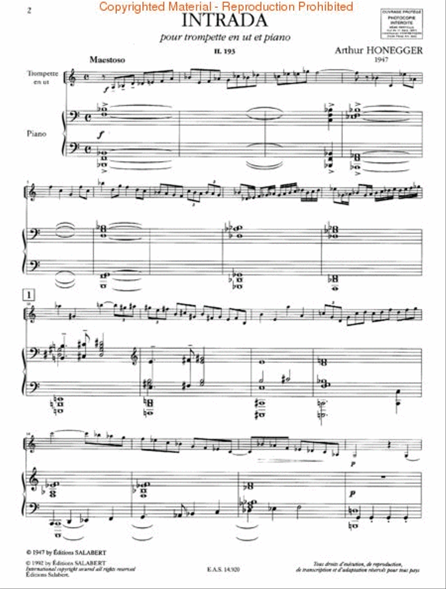 Intrada Trumpet Solo scores gallery preview page 3