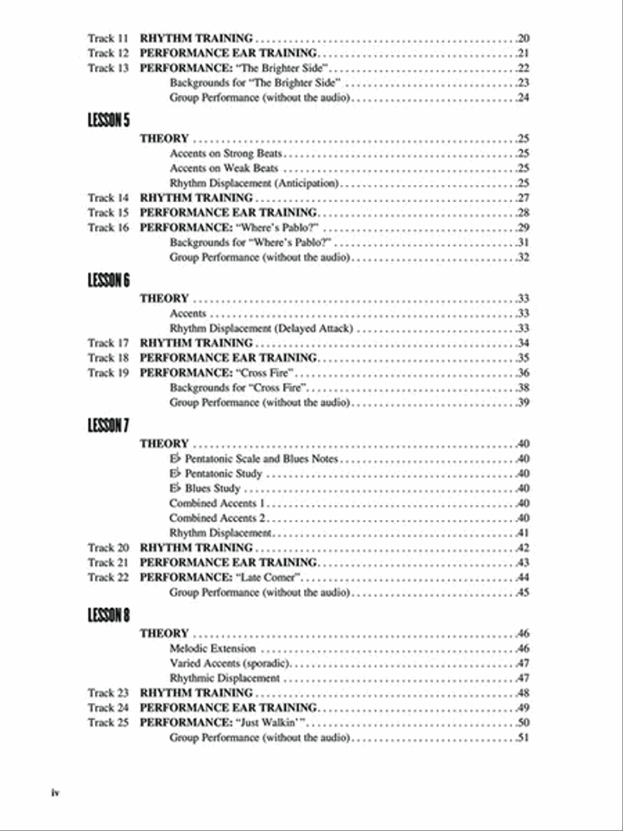 A Guide to Jazz Improvisation C Instrument scores gallery preview page 3