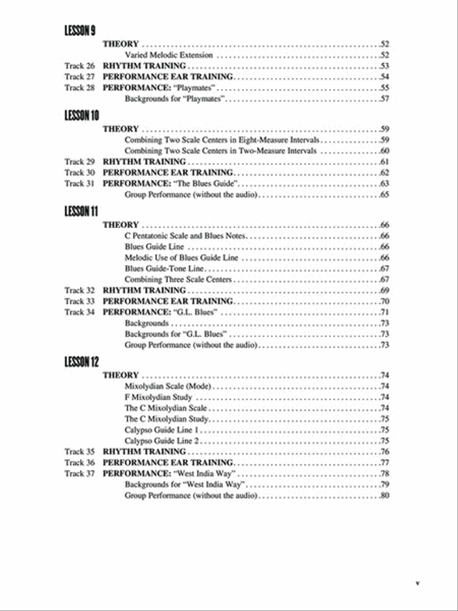 A Guide to Jazz Improvisation C Instrument scores gallery preview page 4