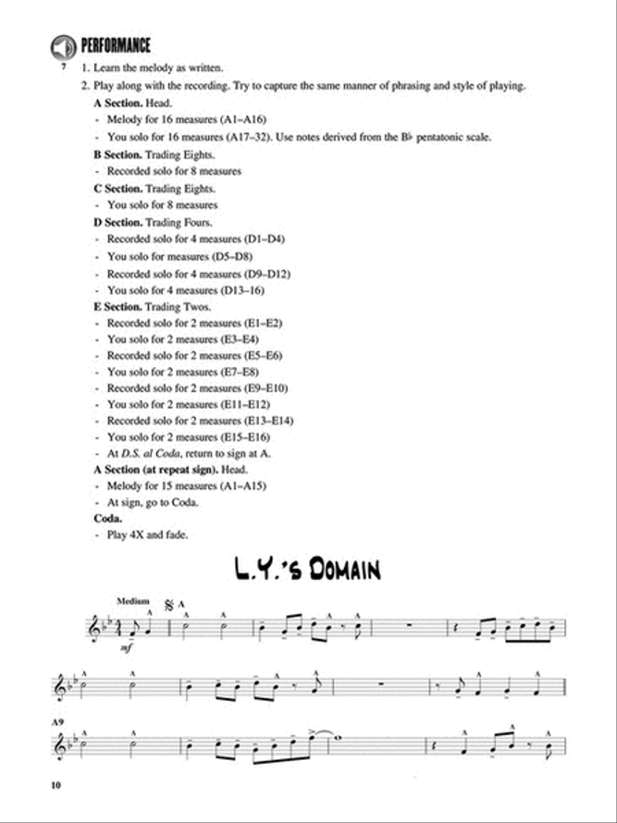 A Guide to Jazz Improvisation C Instrument scores gallery preview page 5