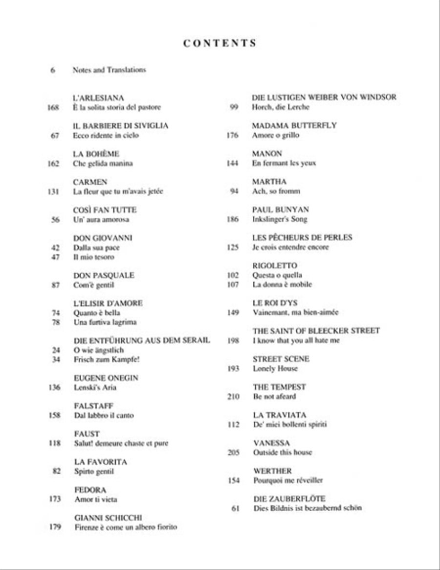 Arias for Tenor Arias for Tenor Voice Solo scores gallery preview page 2