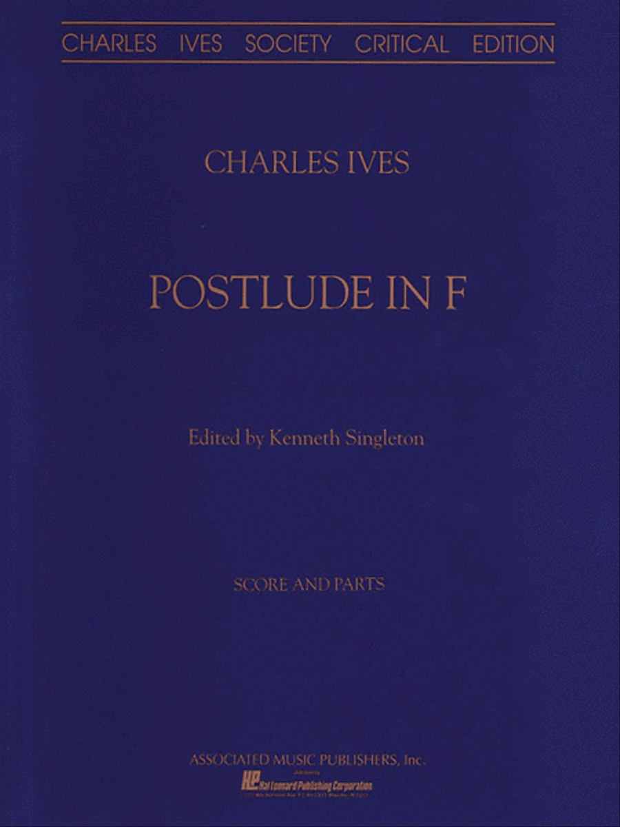 Postlude In F for Orchestra (Critical Edition) Orchestra scores gallery preview page 1