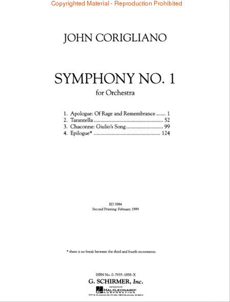 Symphony No. 1 Symphony No. 1 Orchestra scores gallery preview page 2