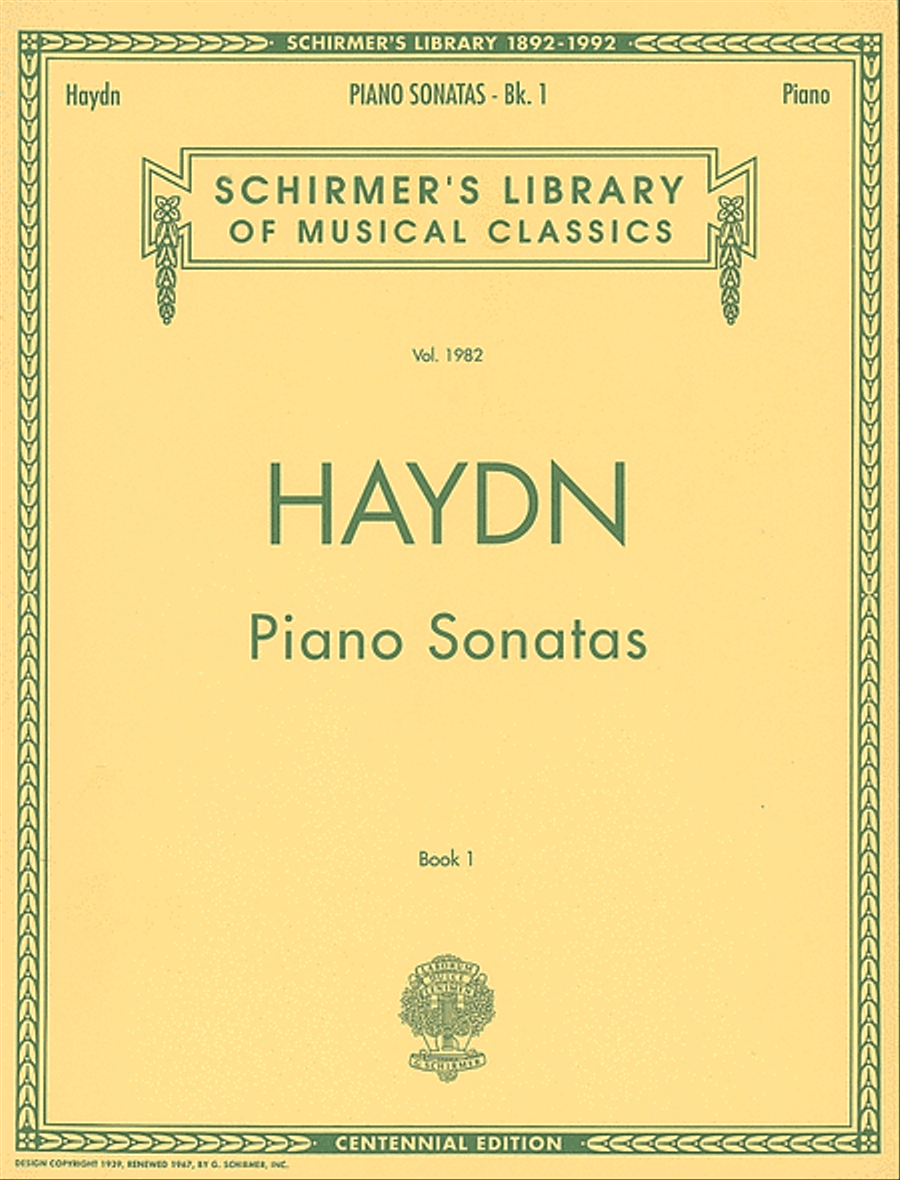 Piano Sonatas – Book 1 Piano Sonatas – Book 1 Piano Solo scores gallery preview page 1