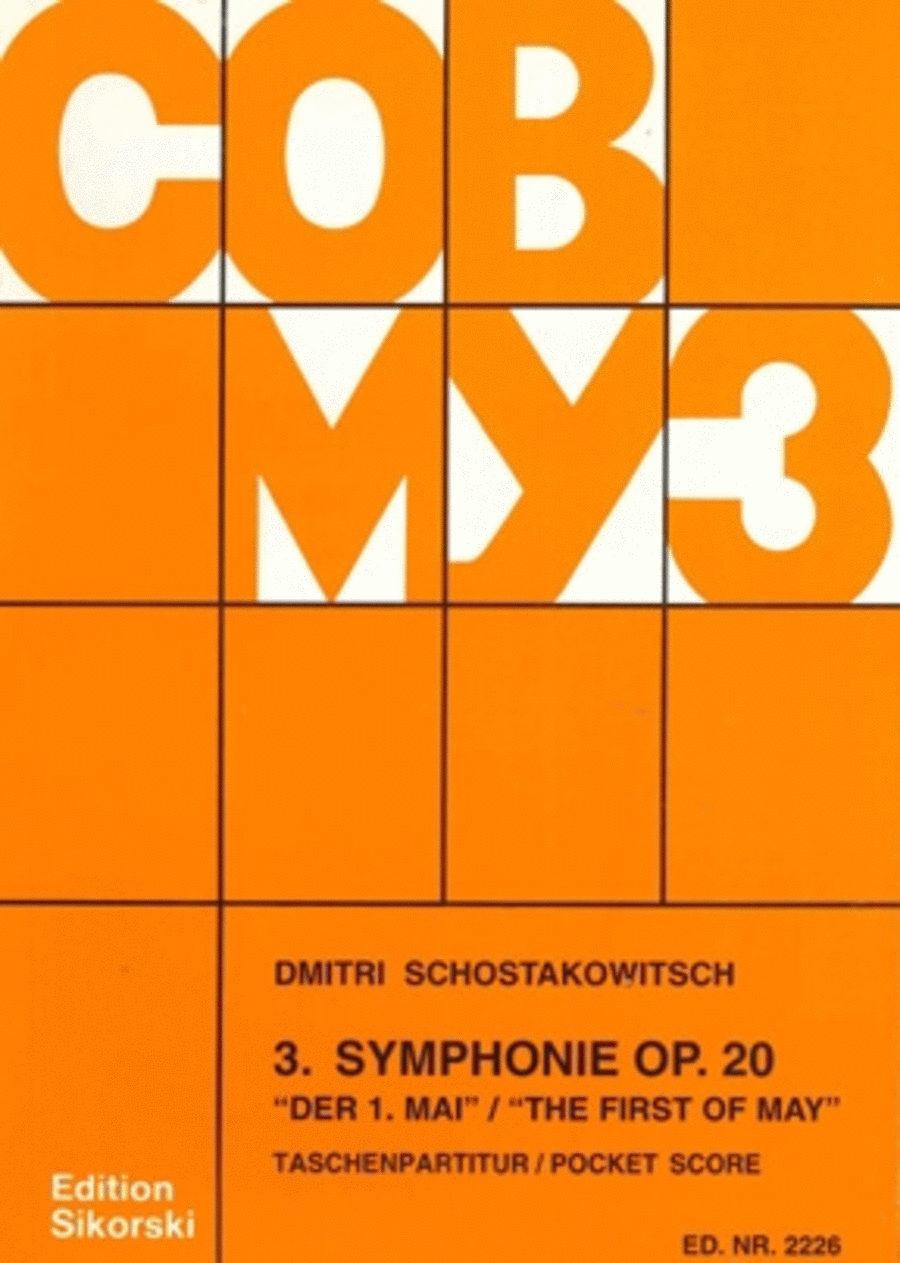 Symphony No. 3, Op. 20 Orchestra scores gallery preview page 1