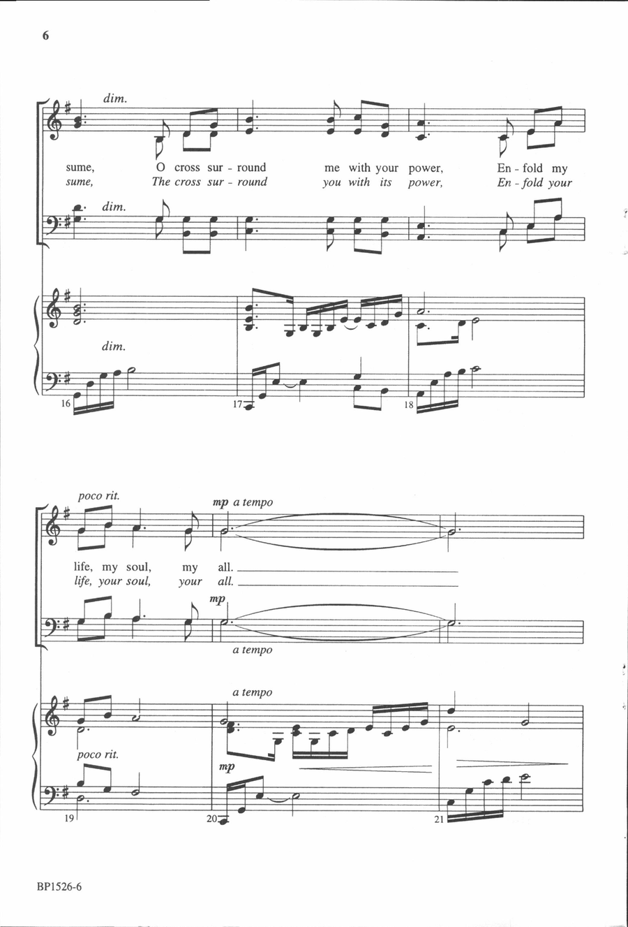 The Cross The Cross 4-Part scores gallery preview page 5