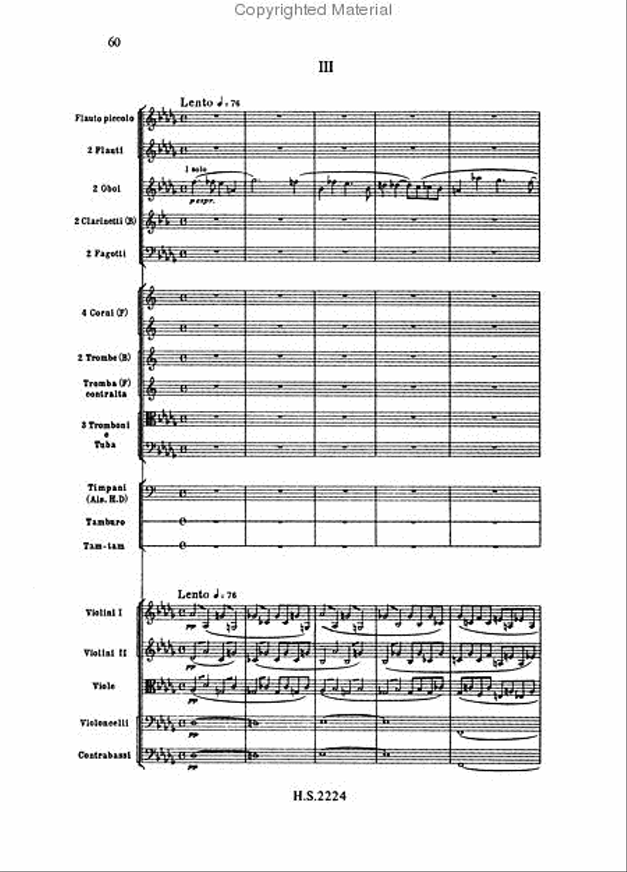 Symphony No. 1, Op. 10 Orchestra scores gallery preview page 4