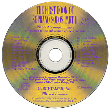 The First Book of Soprano Solos – Part II