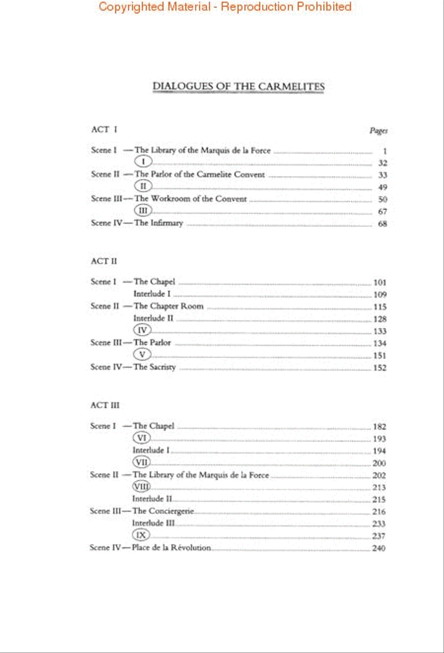 Dialogues of the Carmelites