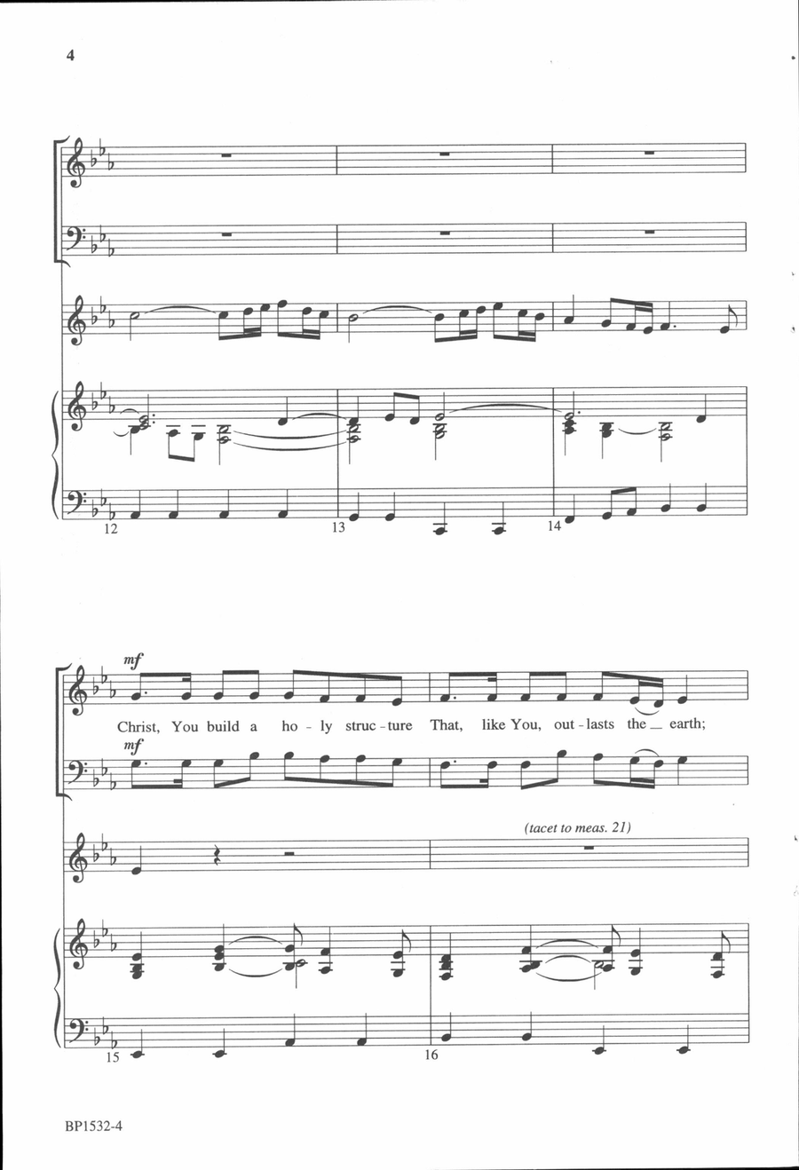 God, Who Built This Wondrous Planet 4-Part scores gallery preview page 4