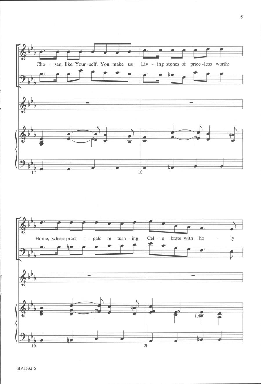 God, Who Built This Wondrous Planet 4-Part scores gallery preview page 5