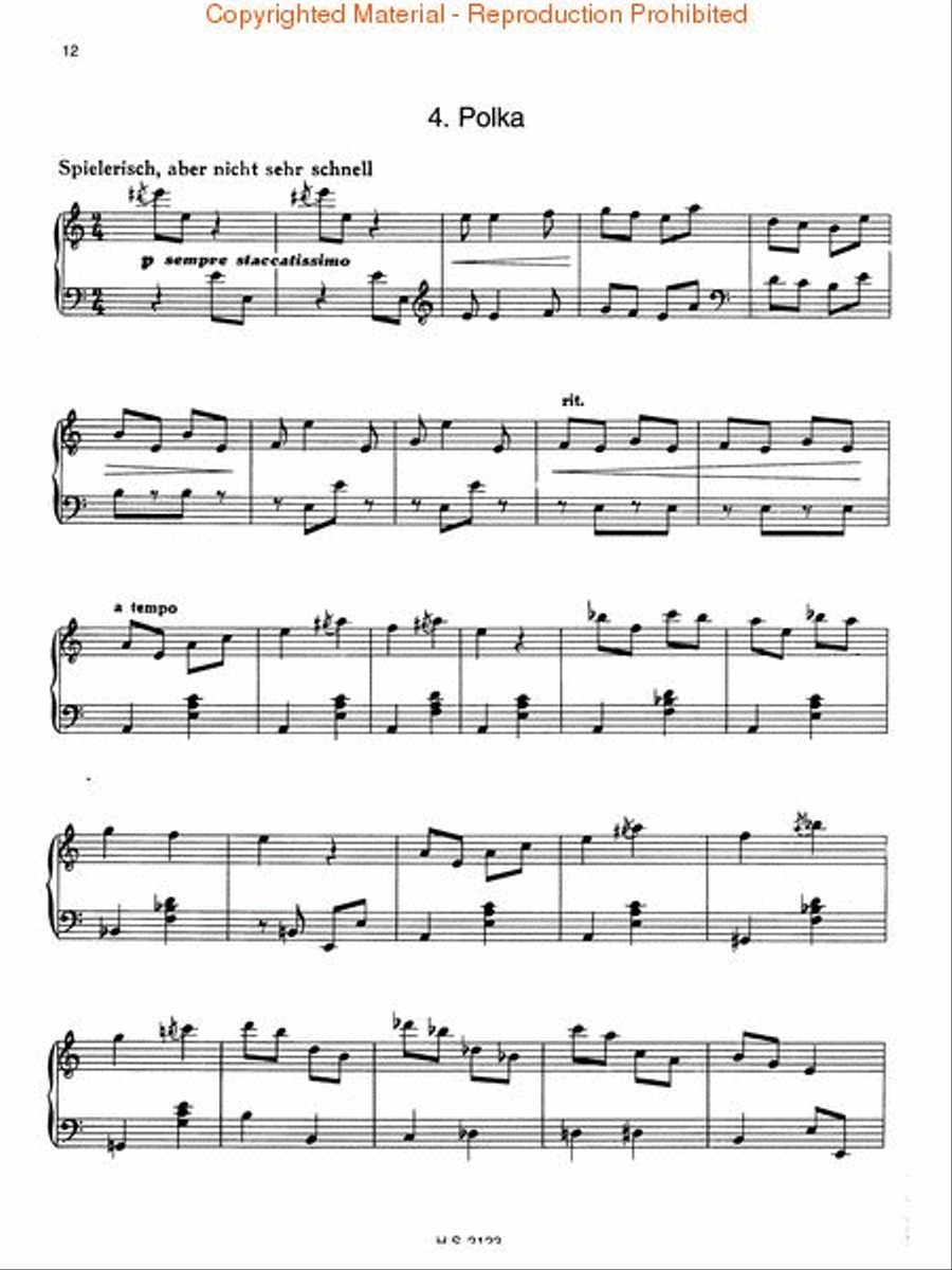 Dances of the Dolls (7 Easy Pieces) Piano Solo scores gallery preview page 4