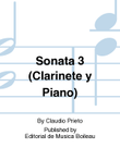 Sonata 3 (Clarinete y Piano)