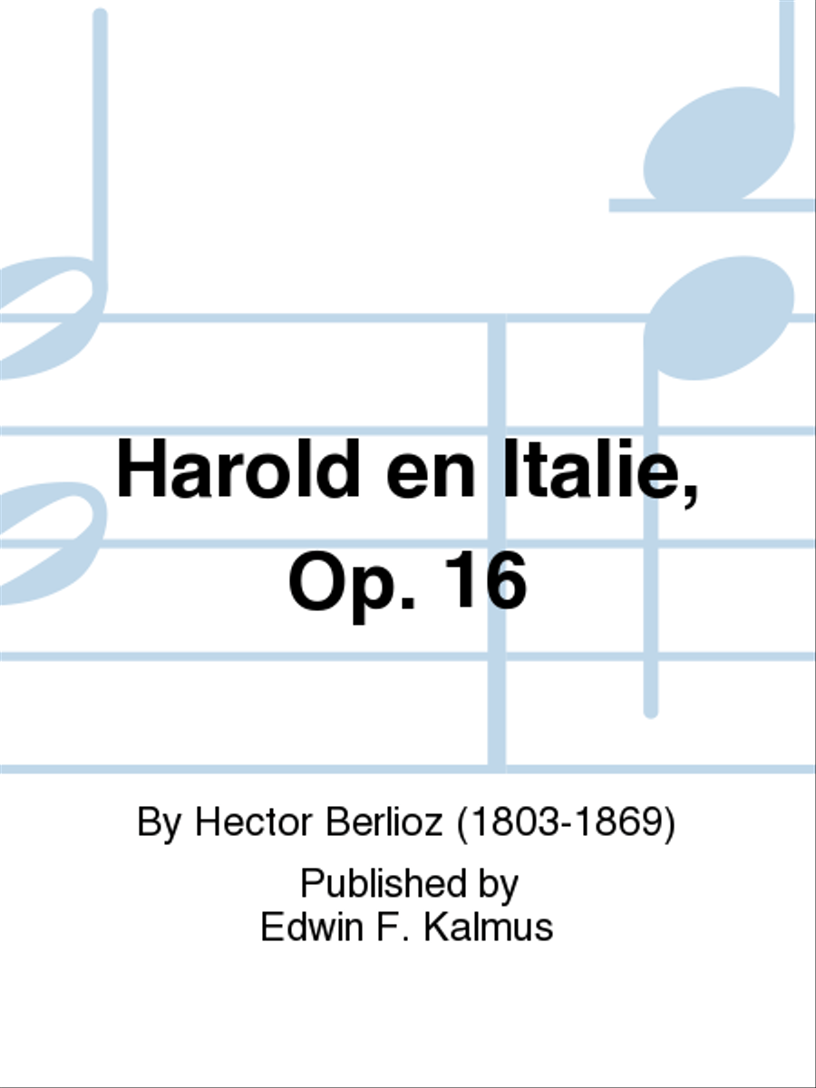 Harold en Italie, Op. 16 Harp scores gallery preview page 1