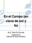 En el Campo (en clave de sol y fa)