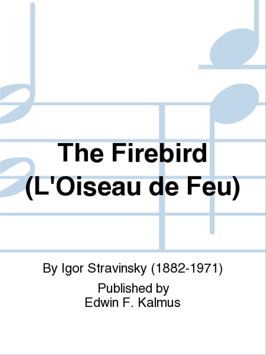 The Firebird (L'Oiseau de Feu) Harp scores gallery preview page 1