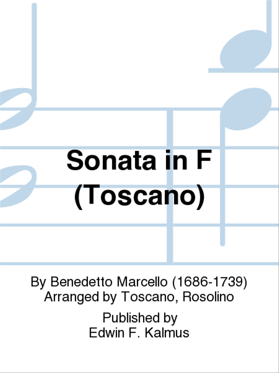 Sonata in F (Toscano) Cello Solo scores gallery preview page 1