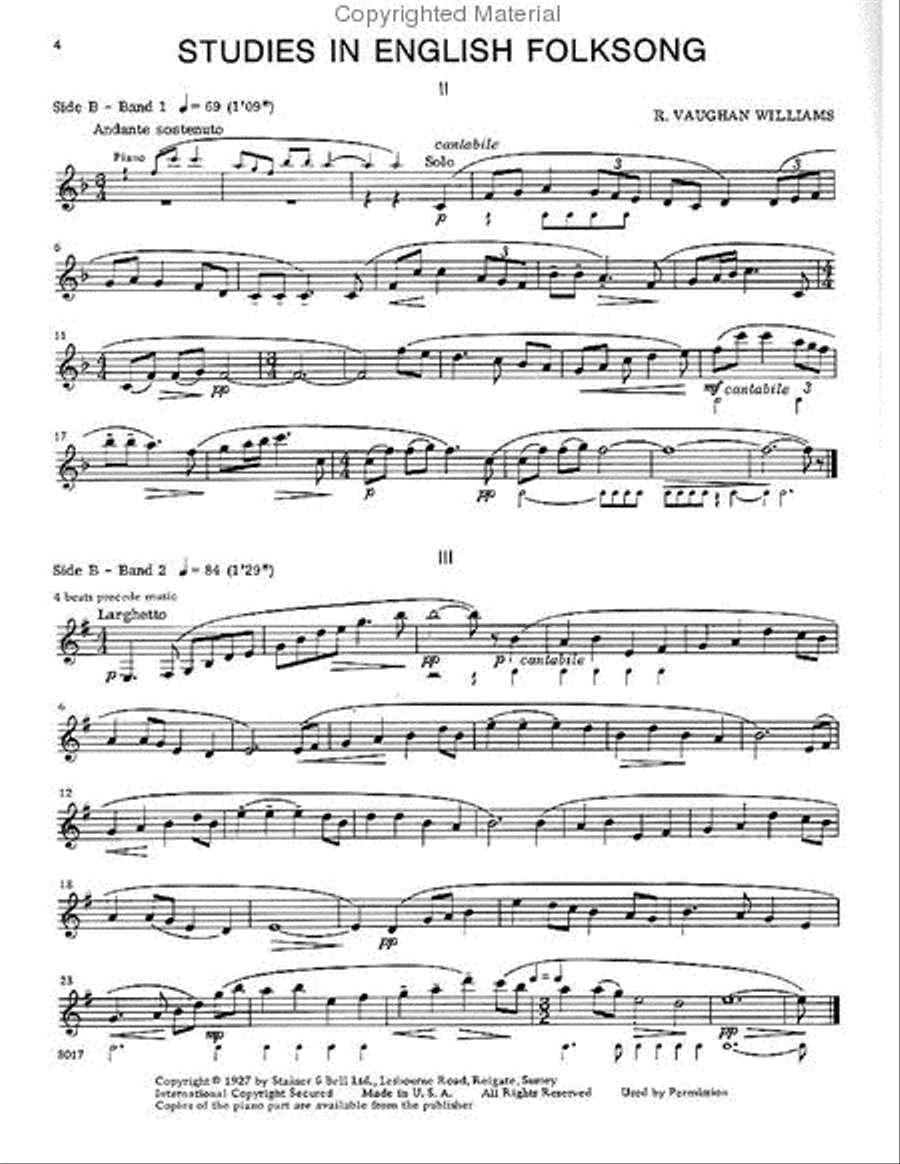 Intermediate Clarinet Solos - Volume 3 Clarinet Solo scores gallery preview page 2