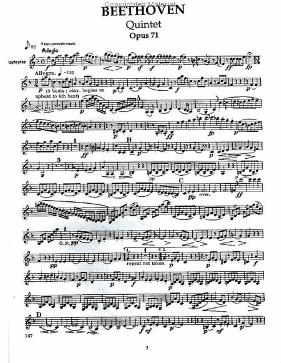 Woodwind Quintets, Volume I: Jewels for Woodwind Quintet Woodwind Quintet scores gallery preview page 2
