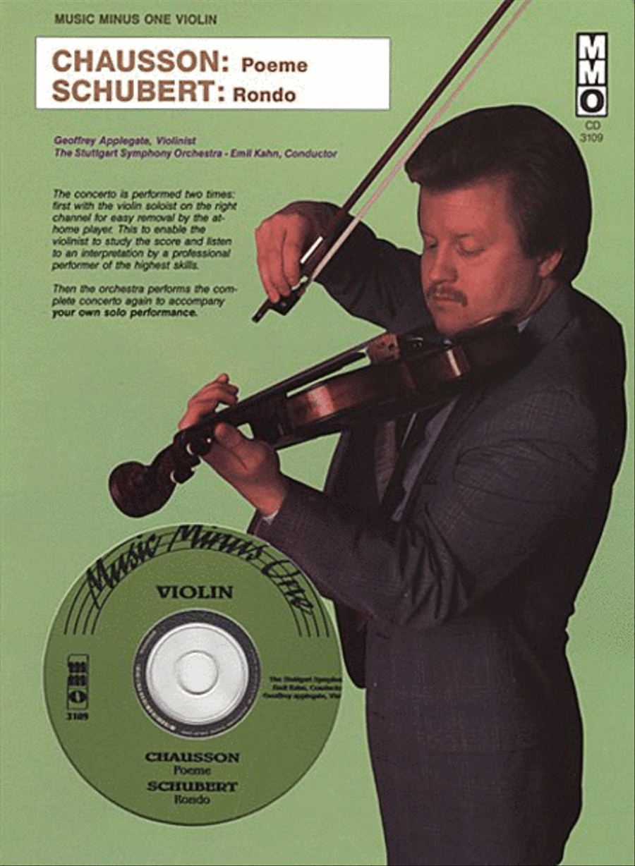 Chausson - Poeme & Schubert - Rondo Violin Solo scores gallery preview page 1