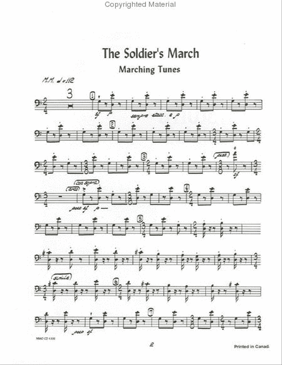 Stravinsky - L'Histoire du Soldat Double Bass scores gallery preview page 2