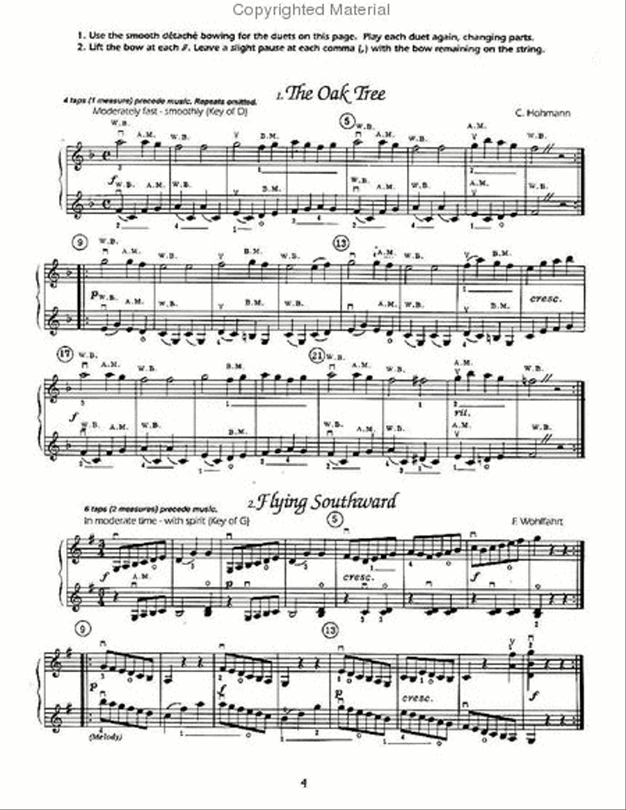 Beautiful Music for 2 Violins Violin Solo scores gallery preview page 2