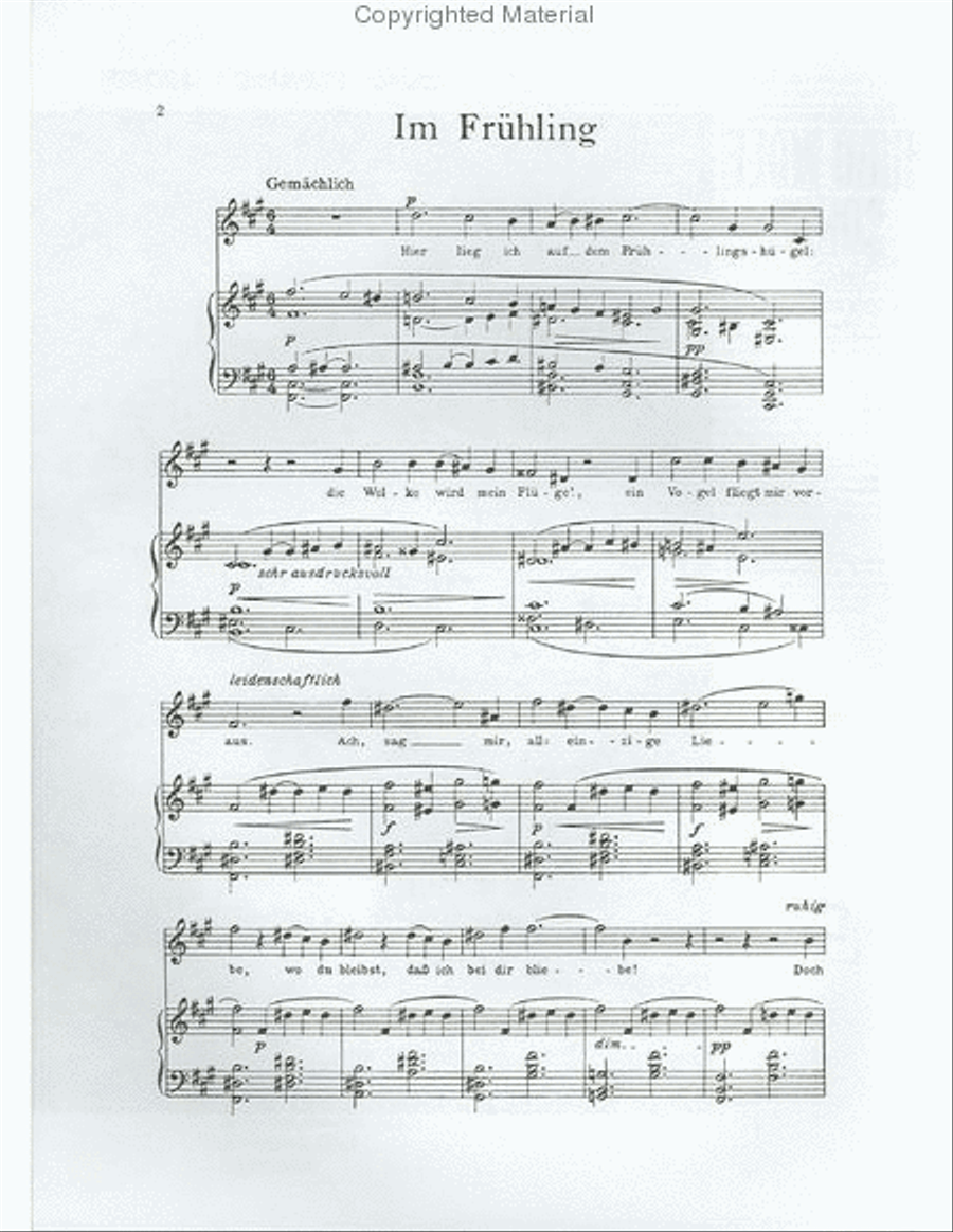 Hugo Wolf - German Lieder Voice scores gallery preview page 2
