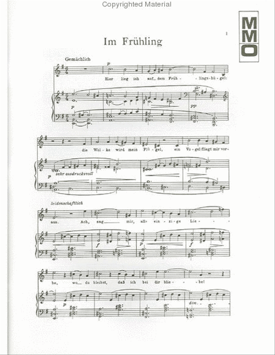 Hugo Wolf - German Lieder Voice scores gallery preview page 2