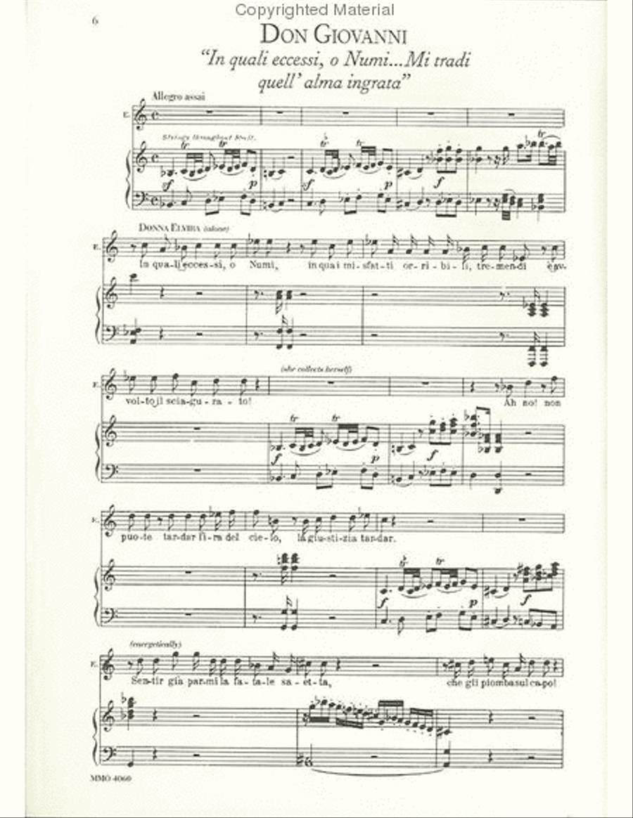 Mozart - Opera Arias for Soprano & Orchestra Voice Solo scores gallery preview page 2