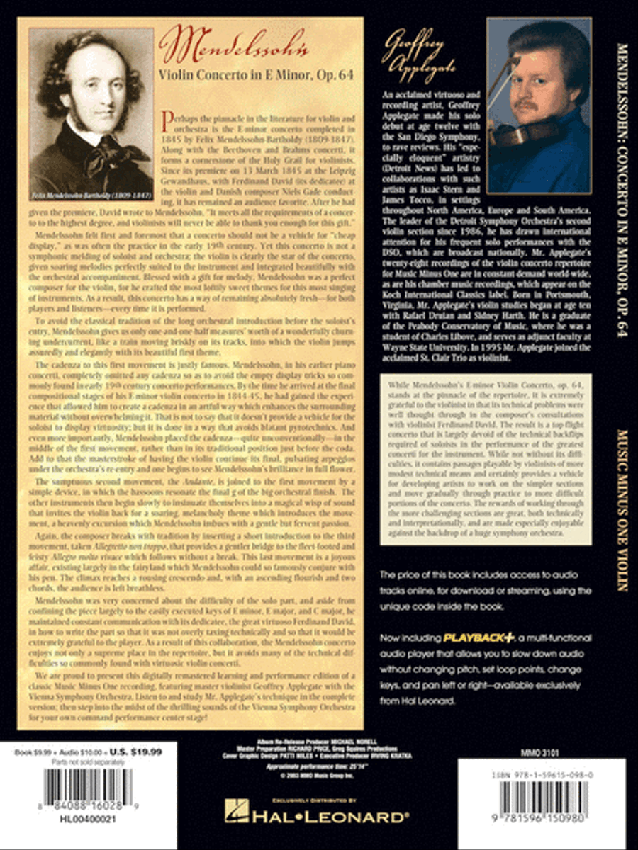 Mendelssohn – Violin Concerto in E Minor, Op. 64 Violin Solo scores gallery preview page 4