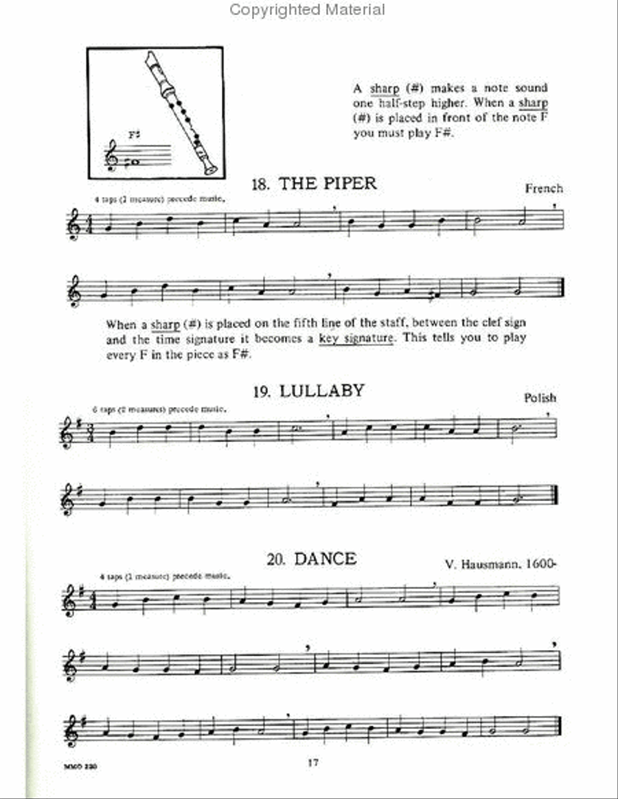 Let's Play the Recorder Soprano Recorder scores gallery preview page 2