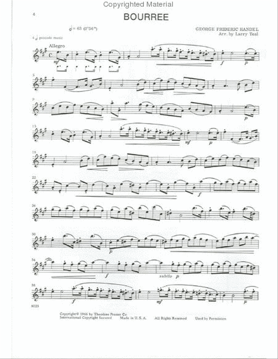 Intermediate Alto Sax Solos - Volume 1 Alto Saxophone scores gallery preview page 2