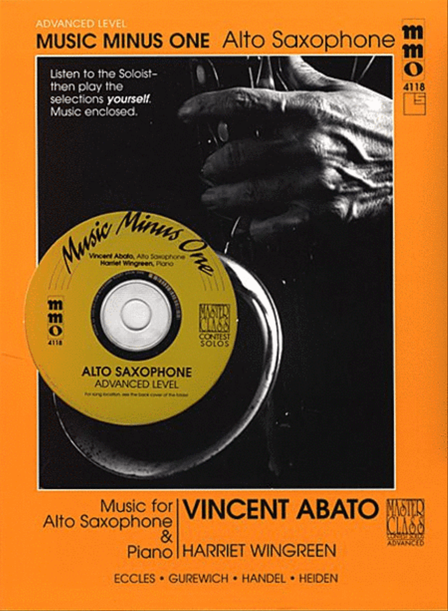 Advanced Alto Saxophone Solos - Vol. IV Alto Saxophone scores gallery preview page 1