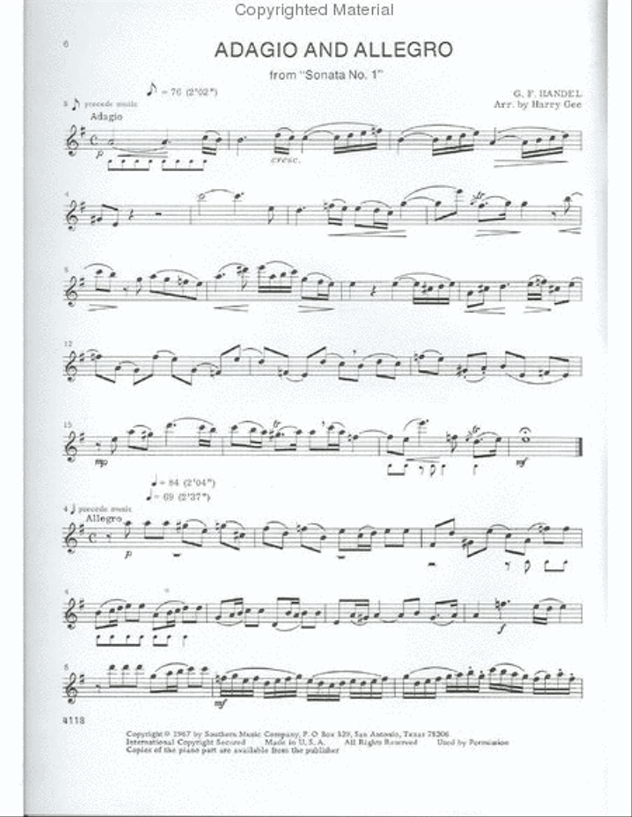 Advanced Alto Saxophone Solos - Vol. IV Alto Saxophone scores gallery preview page 2