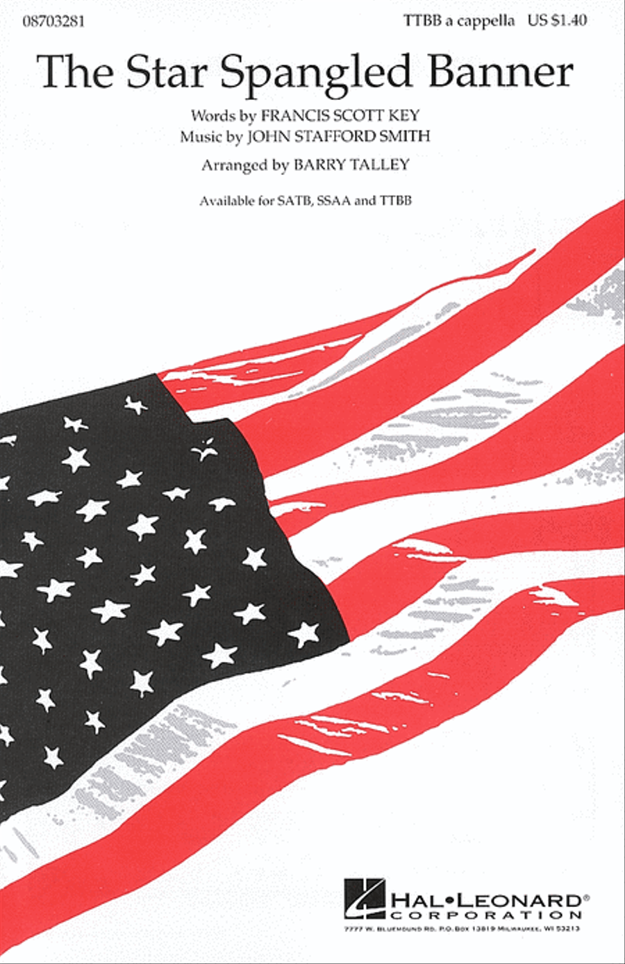The Star Spangled Banner The Star Spangled Banner TTBB scores gallery preview page 1